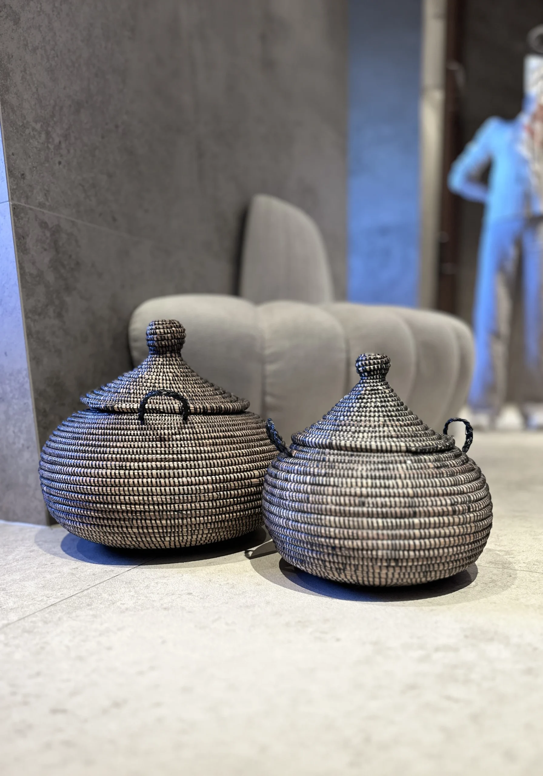 Alibaba Kurv med lokk - sort - alibaba kurv med lokk