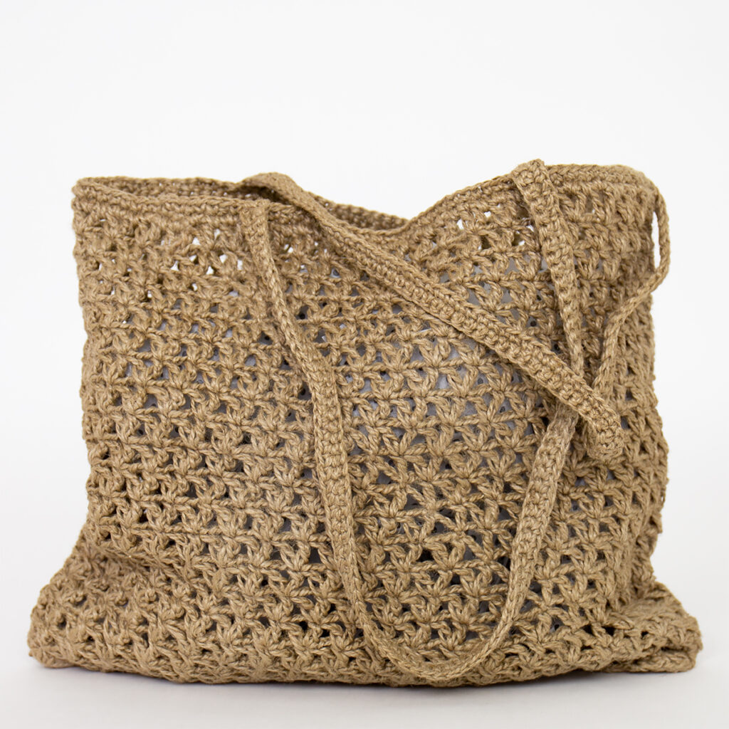 Handlenett totebag i jute