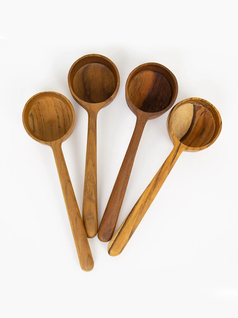 teak redskaper måleskje