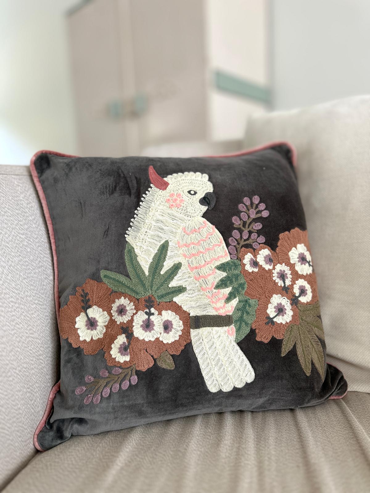 Only Natural pyntepute - Papegøye papegøye luksus fløyel