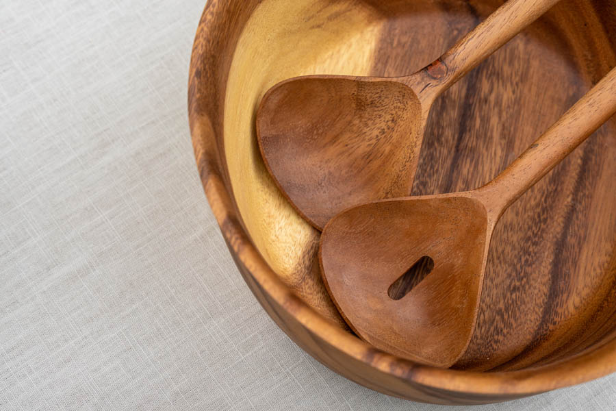 Kinta Salatbestikk i acacie tre - Gingko