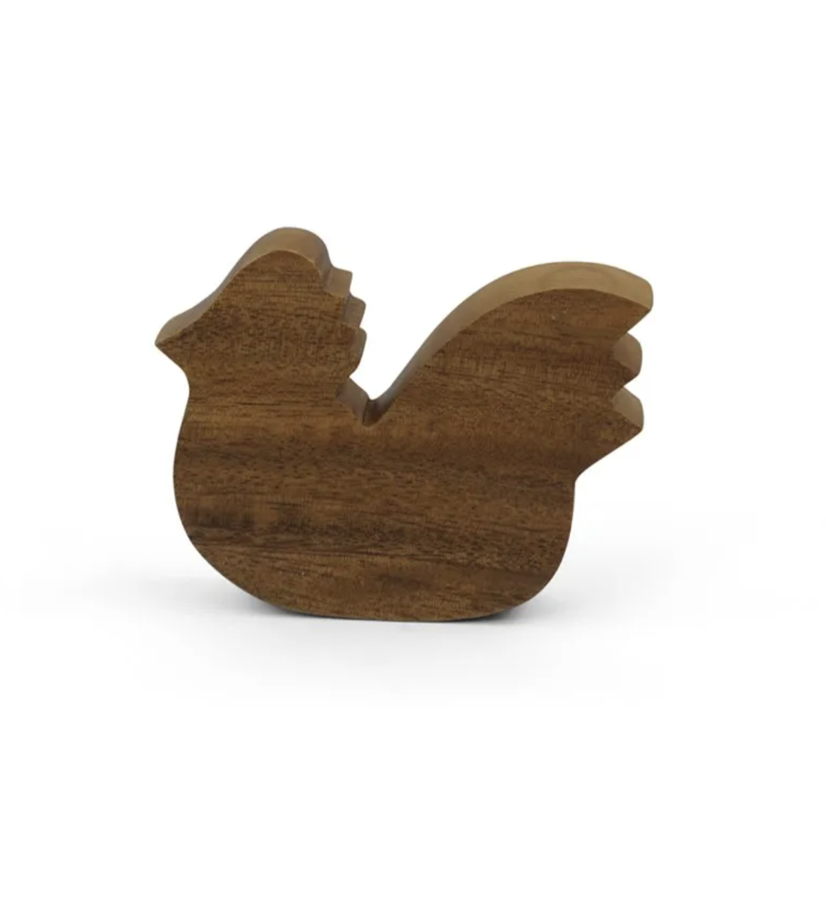 Kinta Høne borddekorasjon - 14 cm - natur