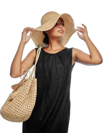 Madacraft solhatt eksklusiv raffia